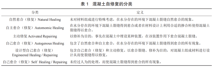 國外混凝土裂縫自修復(fù)技術(shù)的研究近況